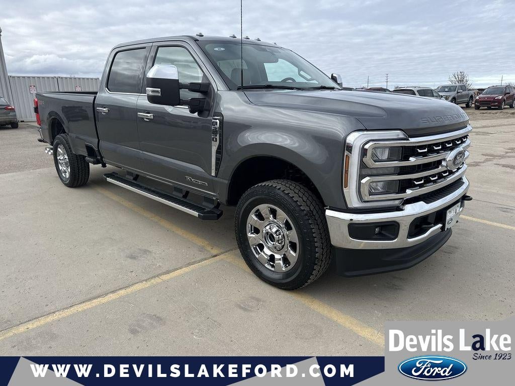 2026 Ford F-350 Lariat in Carbonized Gray — front three-quarter view