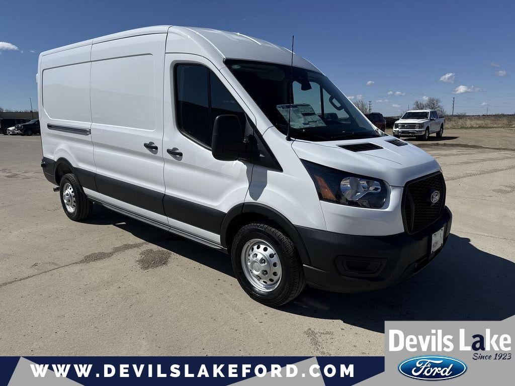 2026 Ford Transit Van Base in Oxford White — front three-quarter view