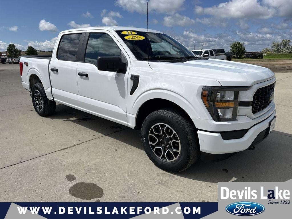 2023 Ford F-150 XL in Oxford White — front three-quarter view