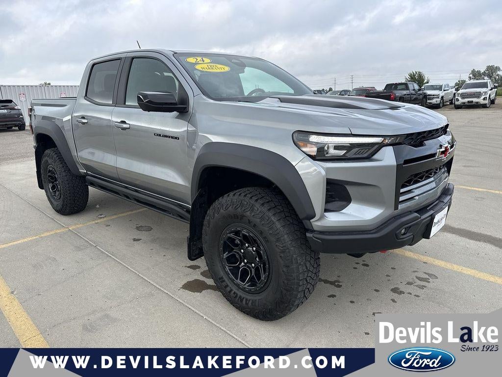2024 Chevrolet Colorado 4WD ZR2 in Sterling Gray Metallic — front three-quarter view
